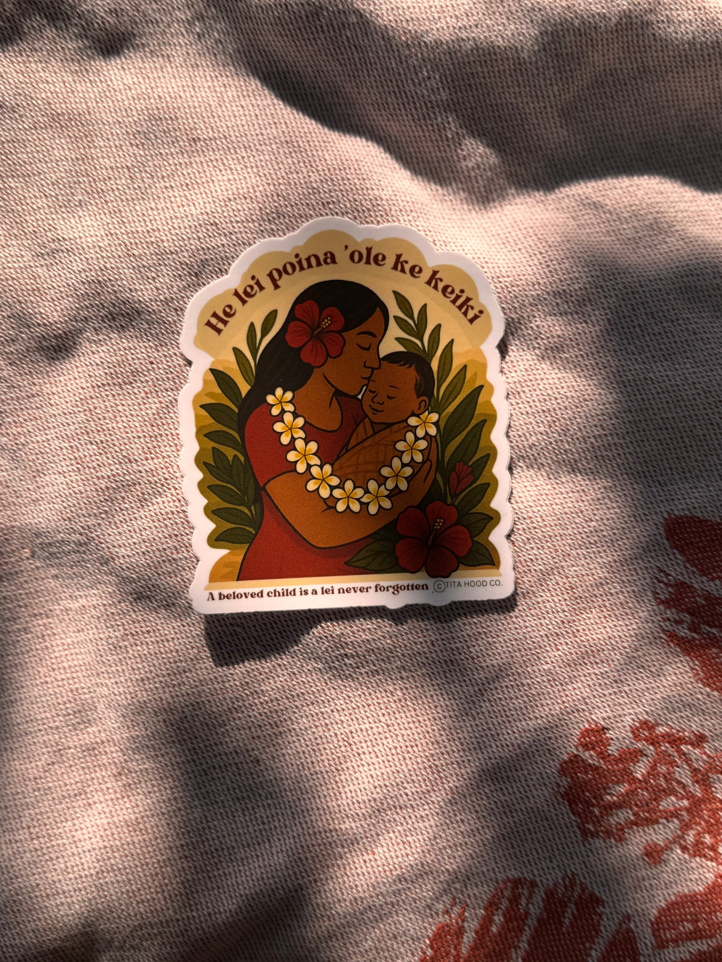 He lei Poina ‘ole sticker