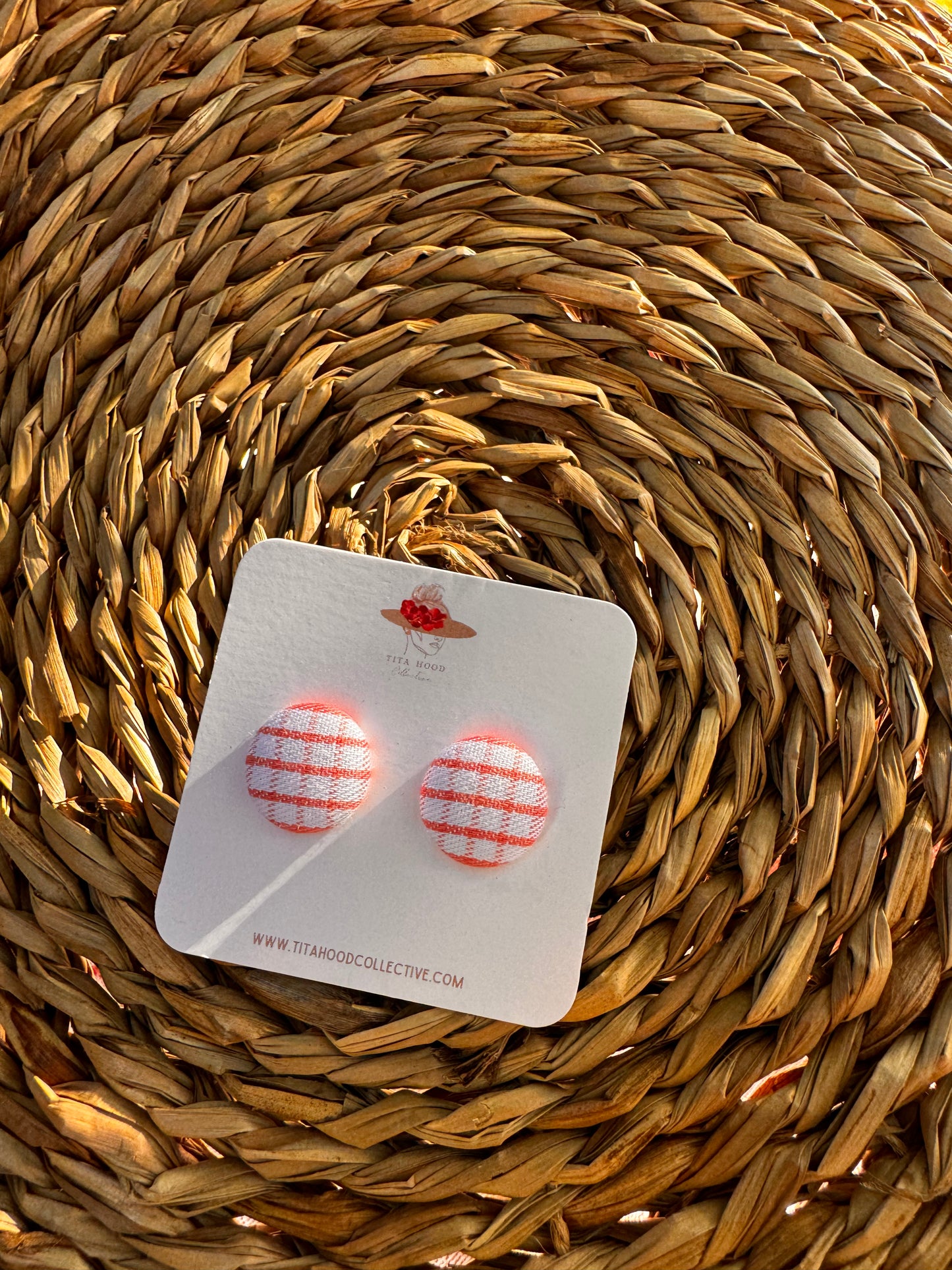 Guava palaka stud earring