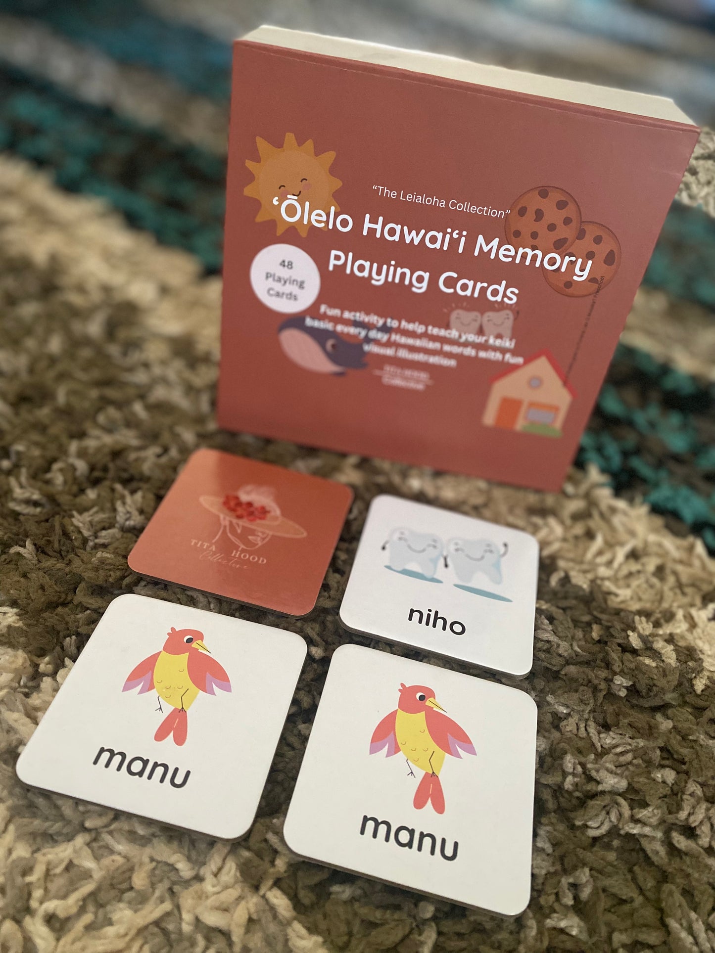 `Ōlelo Hawai`i Memory Playing Cards