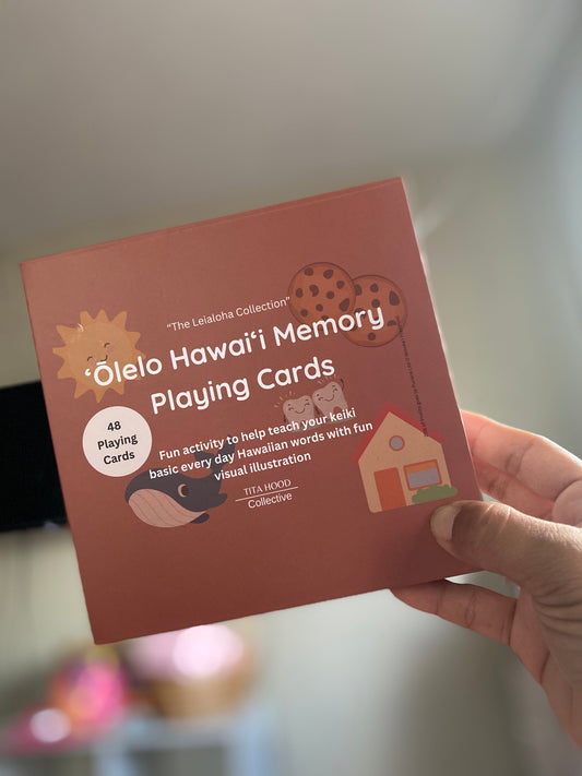 `Ōlelo Hawai`i Memory Playing Cards