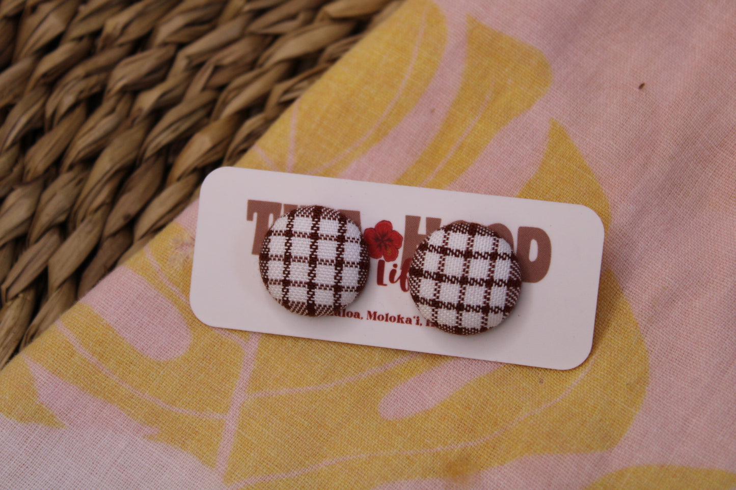 Brown Palaka Studs