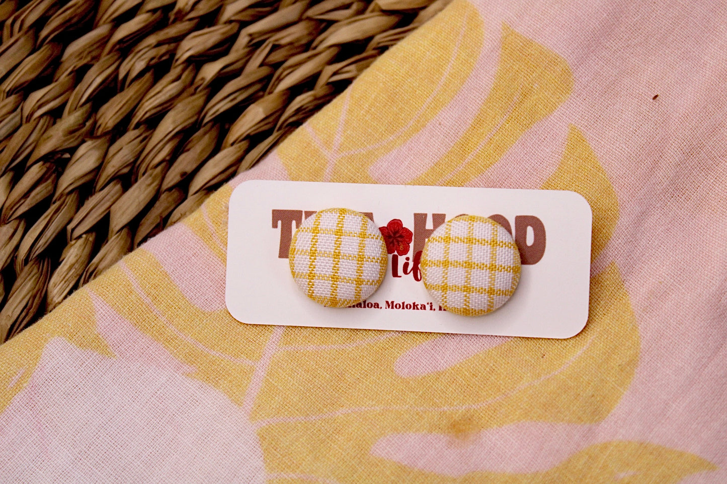 Yellow Palaka Studs
