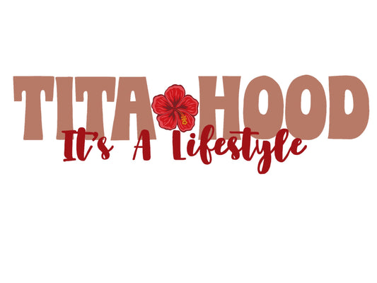 Tita Hood Its A Lifestyle vinyl sticker