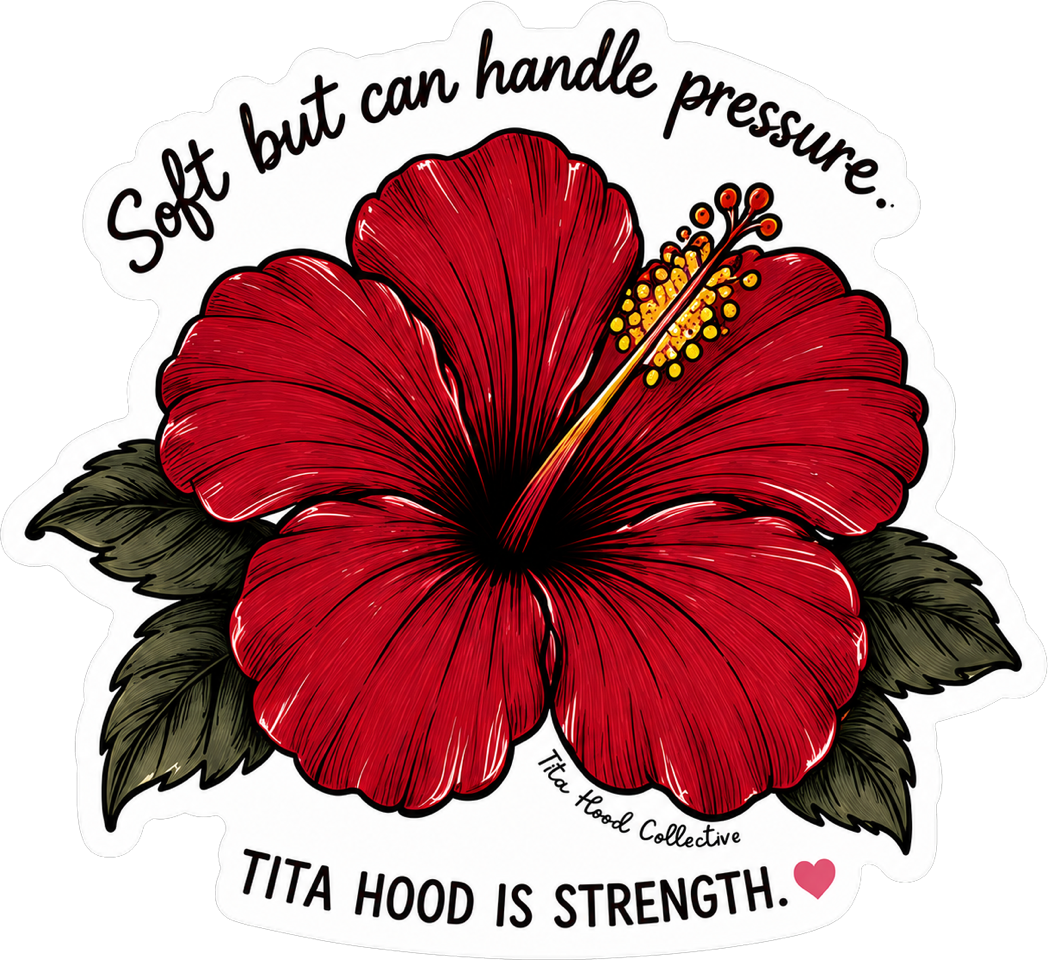 Red Hibiscus Sticker