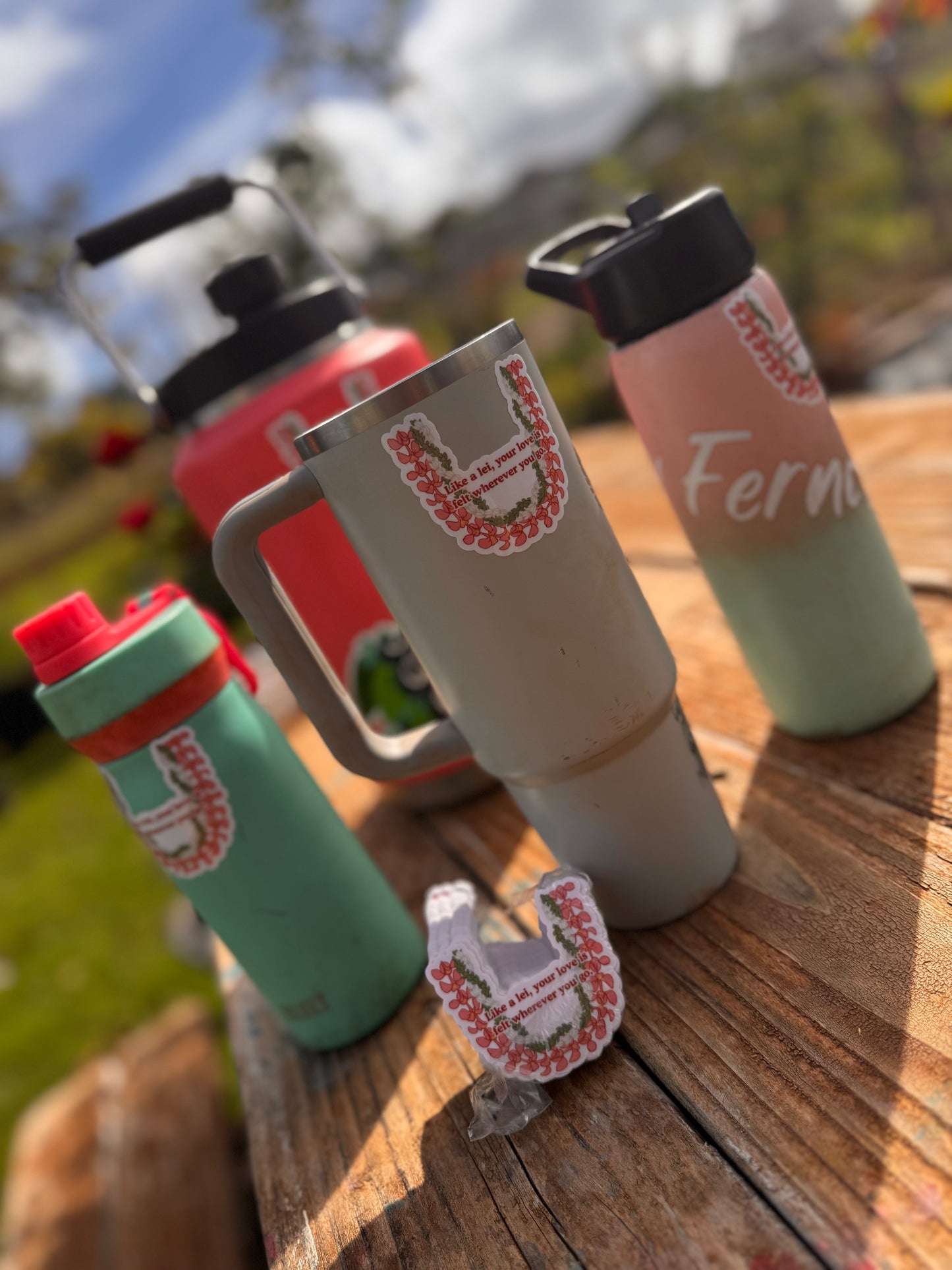 Like A Lei, Lei Sticker